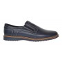 Pantofi casual barbati din piele naturala Bleumarin GKR 331ELBL